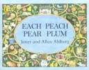 Cover of Each Peach Pear Plum